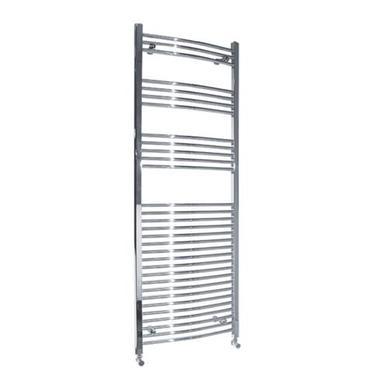 Beta Heat 1700 x 500mm Curved Chrome Heated Towel Rail