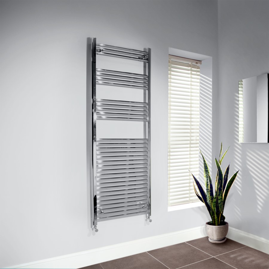 Beta Heat 1700 x 500mm Straight Chrome Heated Towel Rail