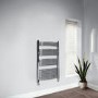 Beta Heat 1150 x 600mm Curved Chrome Heated Towel Rail