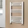 Beta Heat 760 x 500mm Straight White Heated Towel Rail