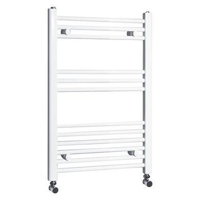 Beta Heat 760 x 500mm Straight White Heated Towel Rail