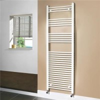 Beta Heat 1700 x 500mm Straight White Heated Towel Rail