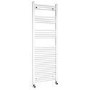 Beta Heat 1700 x 500mm Straight White Heated Towel Rail