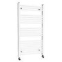 Beta Heat 1150 x 600mm Straight White Heated Towel Rail