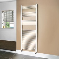 Beta Heat 1700 x 600mm Straight White Heated Towel Rail