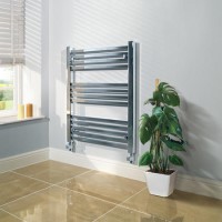 Beta Heat 800 x 600mm Square Chrome Heated Towel Rail