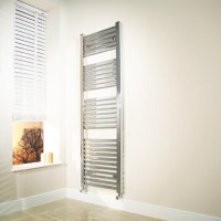 Beta Heat 1600 x 450mm Square Chrome Heated Towel Rail