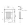 GRADE A3 - Traditional Bathroom Heated Towel Rail Radiator - 963 x 637mm