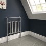 Knightsbridge Chrome Traditional Towel Rail Radiator - 963 x 673mm