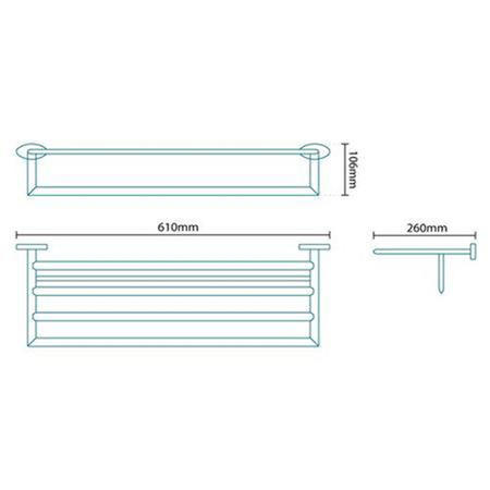 Polar Towel Shelf