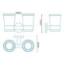 Classic Double Tumbler & Holder