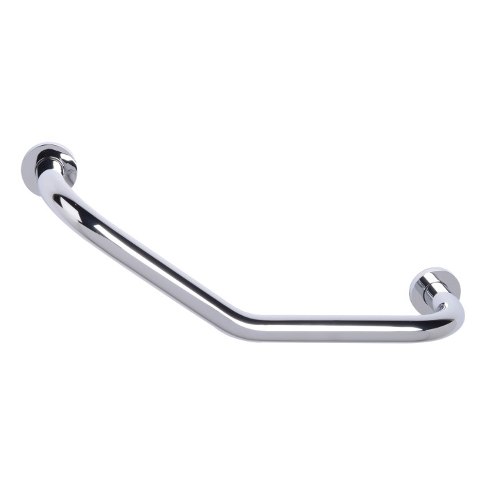 Chrome Angled Grab Bar Better Bathrooms