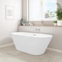 GRADE A1 - Freestanding Double Ended Bath 1500 x 680mm - Bari