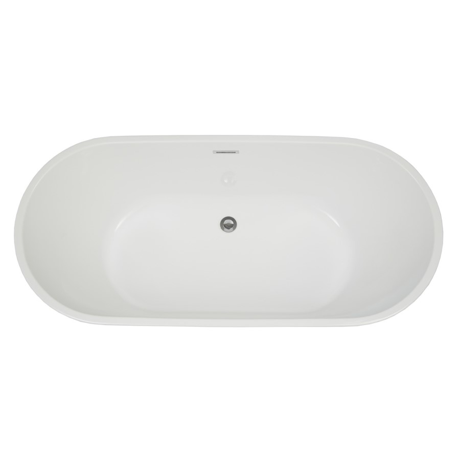 GRADE A1 - Freestanding Double Ended Bath 1500 x 680mm - Bari