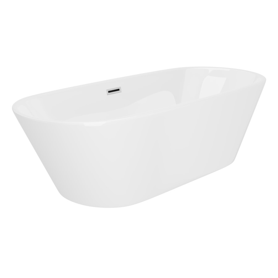 GRADE A1 - Freestanding Double Ended Bath 1500 x 680mm - Bari