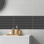 Marbella Grafito Relieve Wall Tile