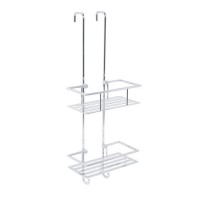 Cromo Two Shelf Hanging Shower Basket