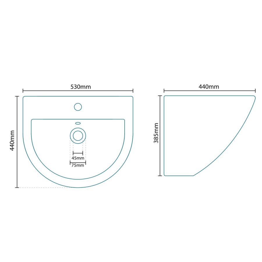 Venus Wall Hung Basin