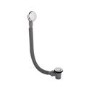 Push Button Bath Waste & Overflow - Chrome