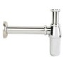 Round Traditional Bottle Trap - Chrome