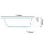 Impressions Compact 1200 x 700 Single Ended Bath