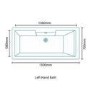 Tabor&trade; 1500 x 700 Bath