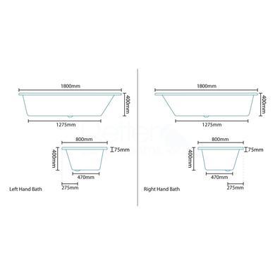 Tabor 1800 x 800 Bath