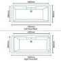 Tabor 1800 x 800 Bath