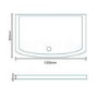 Bow Front Shower Tray