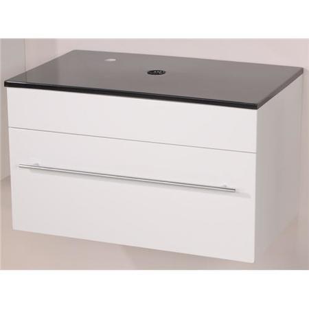 Aspen 750 Black Worktop for Wall Mounted Cabinet