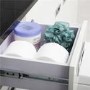 350mm Floor Standing Storage Unit - White 3 Drawer Unit - Cuba Range