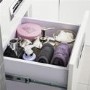 350mm Floor Standing Storage Unit - White 3 Drawer Unit - Cuba Range