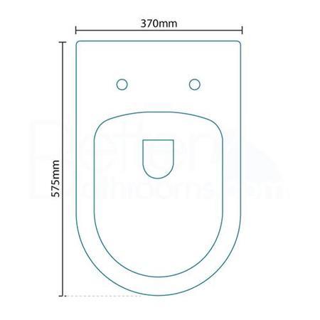 Aurora Back To Wall Toilet 