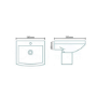GRADE A1 - Modena 60 Wall Hung Basin 