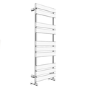 Juliet Chrome Heated Towel Rail - 1200 x 500mm