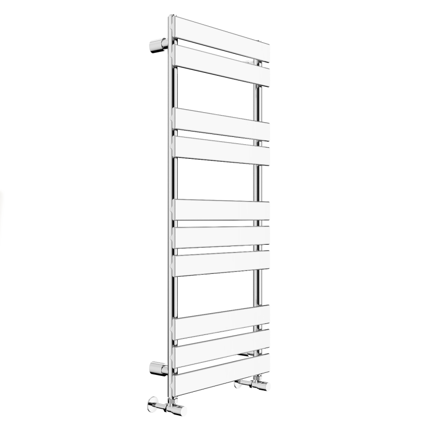 Juliet Chrome Heated Towel Rail - 1200 x 500mm