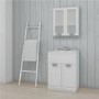 GRADE A1 - White 600 Nottingham Vanity Unit 