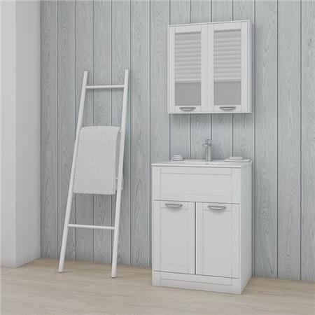 GRADE A1 - White 600 Nottingham Vanity Unit 