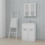 GRADE A1 - White 600 Nottingham Vanity Unit 