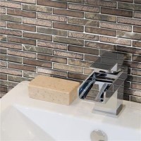 Perth Emperador Brown Brick Mosaic