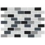 Perth Glitter Grey Brick Mosaic