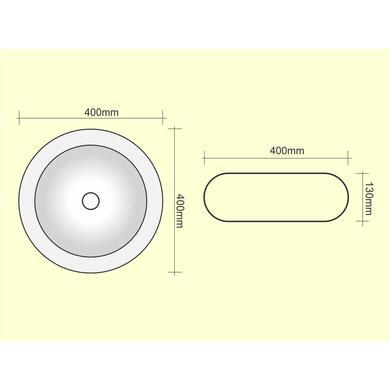Lucia Crystal Grey-White Marble Basin