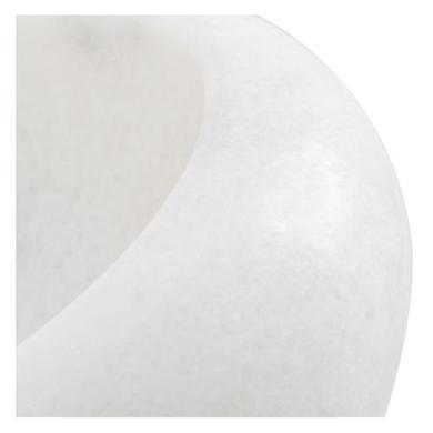 Lucia Crystal Grey-White Marble Basin