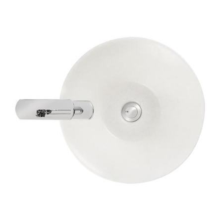 Lucia Crystal White Marble Basin