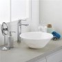 Lucia Crystal White Marble Basin