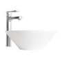 Lucia Crystal White Marble Basin