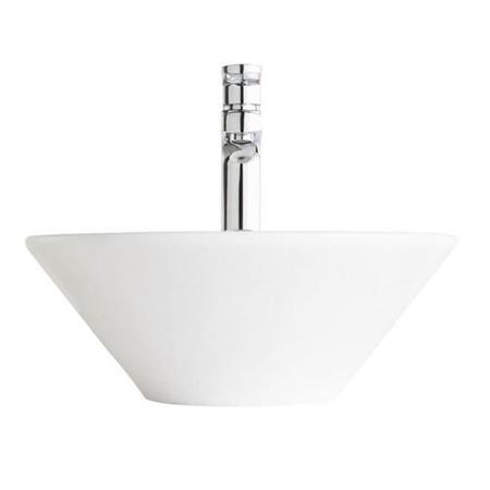 Lucia Crystal White Marble Basin
