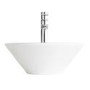 Lucia Crystal White Marble Basin