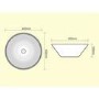 Lucia Crystal White Marble Basin