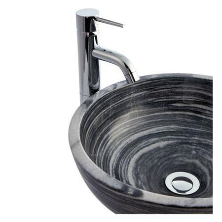 Lucia Grey-Black Marble Basin